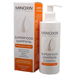 МИНОКСИН Шампунь для поврежденных и окрашенных волос Superfood 250.0