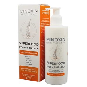 МИНОКСИН SUPERFOOD Крем-бальзам для поврежденных и окрашенных волос 250.0
