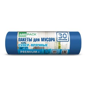 Mirpack "premium+мешки для мусора, 30 литров 20.0