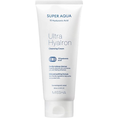 MISSHA Пенка кремовая Super Aqua Ultra Hyalron для умывания и снятия макияжа от компании Admi - фото 1