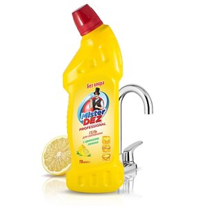 MISTER DEZ Средство чистящее для сантехники, без хлора, с ароматом лимона / против ржавчины 750.0