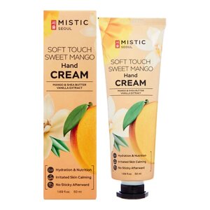 MISTIC Восстанавливающий крем для рук с экстрактом манго и маслом ши Soft Touch Sweet Mango Hand Cream