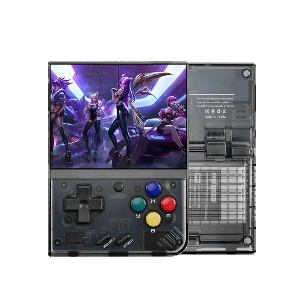 Miyoo Mini Plus Ретро портативная игровая консоль для PS1 MD SFC MAME GB FC WSC 3,5 дюйма IPS Экран OCA Портативная сист от компании Admi - фото 1