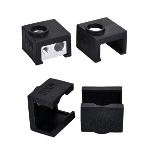 MK10 Черный Силиконовый Защитный Чехол для алюминиевого нагревательного блока Часть 3D-принтера