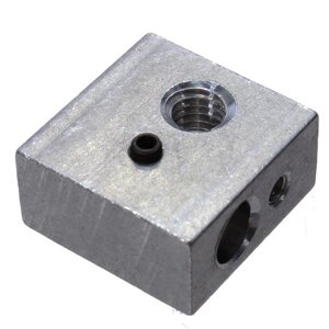 MK7 / MK8 20 * 20 * 10 мм алюминиевый нагревательный блок для 3D-принтер