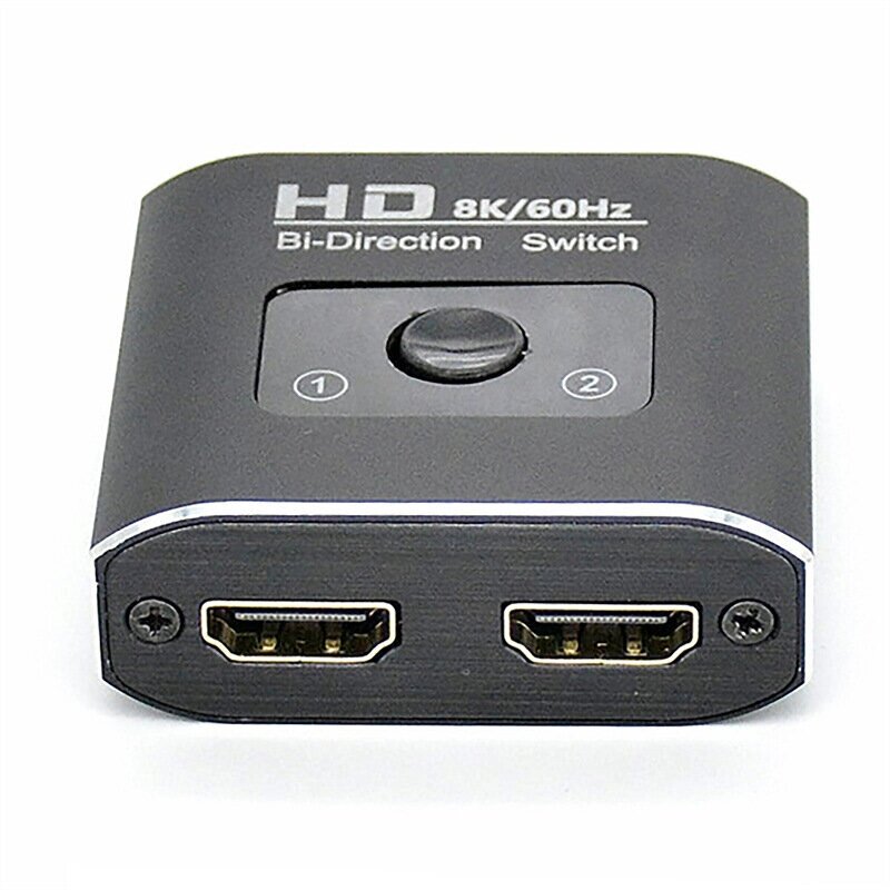 MnnWuu Двунаправленный HDMI-переключатель 1 вход 2 выхода / 2 входа 1 выход HDMI-разветвитель 8K Video Дисплей Dongle от компании Admi - фото 1