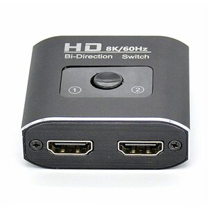 MnnWuu Двунаправленный HDMI-переключатель 1 вход 2 выхода / 2 входа 1 выход HDMI-разветвитель 8K Video Дисплей Dongle