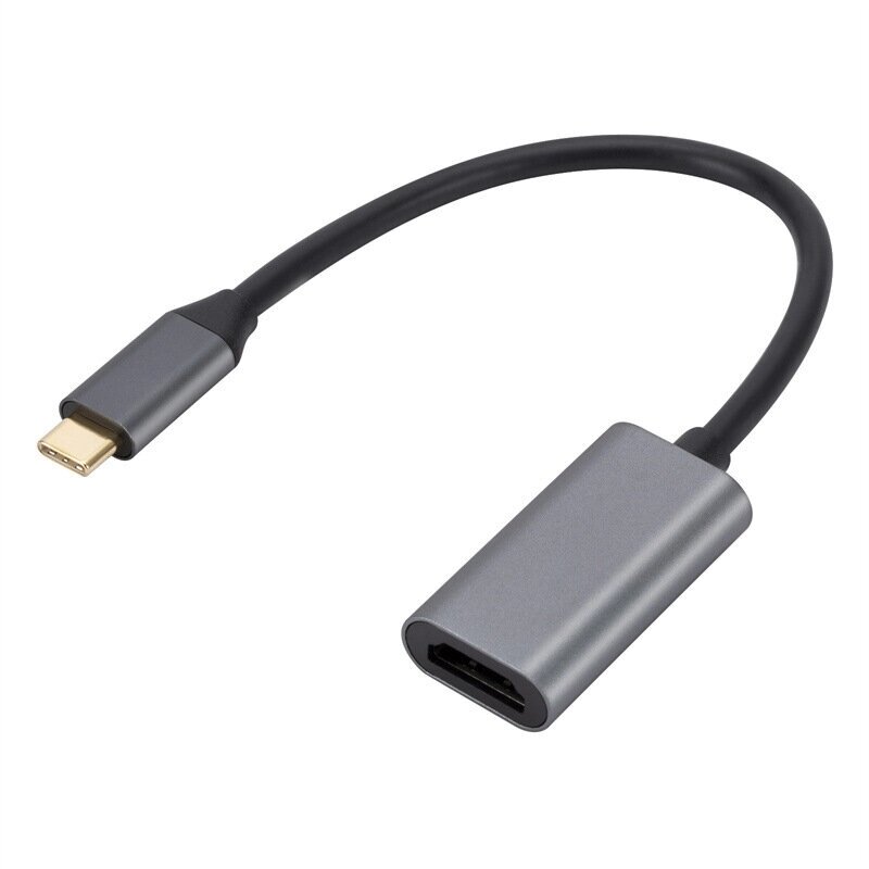 MnnWuu USB3.1 Type-C Кабель-адаптер HDMI Алюминиевый корпус Преобразование HD-видео с экранным кабелем для ноутбука, моб от компании Admi - фото 1