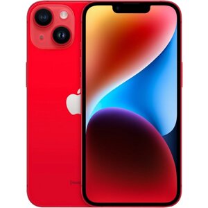 Мобильный телефон Apple iPhone 14 256GB Dual: nano SIM + eSim (PRODUCT) RED (красный)