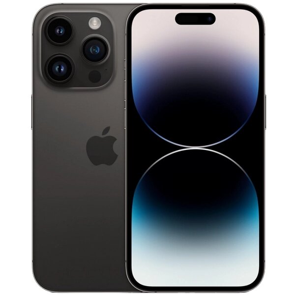 Мобильный телефон Apple iPhone 14 Pro Max 128GB Dual space black (черный космос) новый, не актив, без комплекта от компании Admi - фото 1