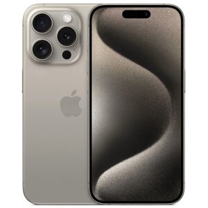 Мобильный телефон Apple iPhone 15 Pro 128GB Dual nano SIM natural titanium (титан)