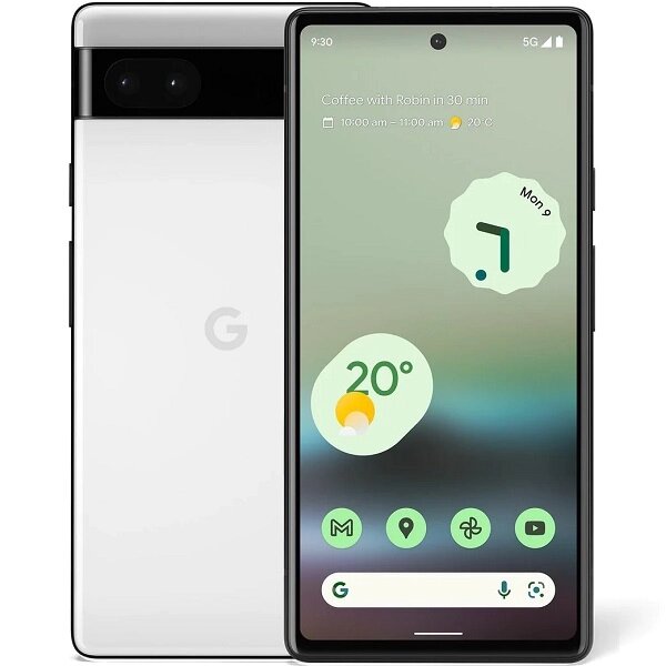 Мобильный телефон Google Pixel 6a 5G 6/128GB US chalk (светло-серый) от компании Admi - фото 1