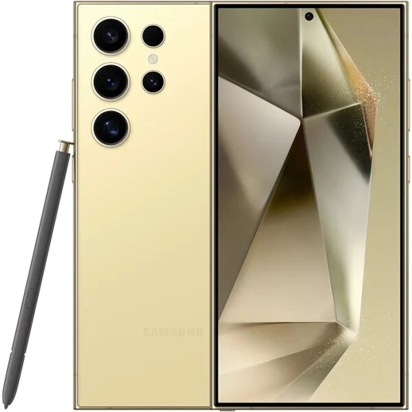 Мобильный телефон Samsung Galaxy S24 Ultra 12/256GB (Snapdragon 8 Gen3) titanium yellow (желтый титан) от компании Admi - фото 1
