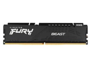 Модуль памяти kingston fury beast black DDR5 DIMM 6000mhz PC-48000 CL40 - 32gb KF560C40BB-32