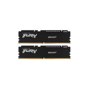 Модуль памяти kingston fury beast black EXPO DDR5 DIMM 6000mhz PC-48000 CL36 - 32gb (2х16gb) KF560C36BBEK2-32