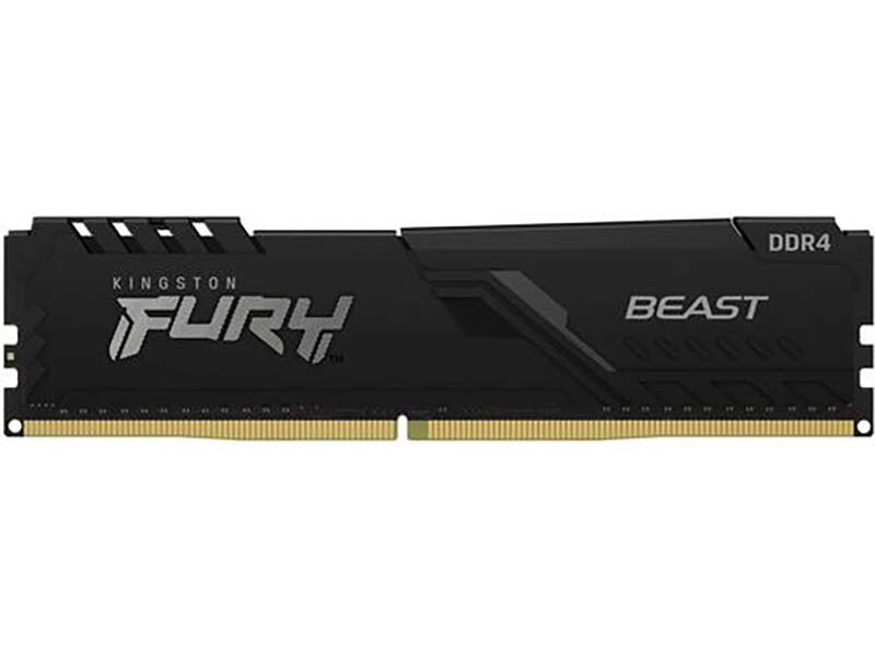 Модуль памяти Kingston Fury Black DDR DDR4 DIMM 2666Mhz PC21300 CL16 - 16Gb KF426C16BB1/16 от компании Admi - фото 1