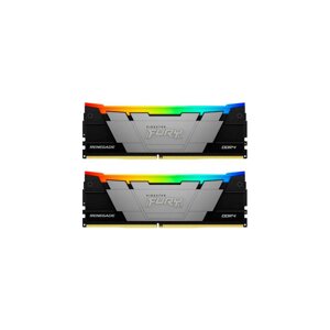 Модуль памяти kingston fury renegade black RGB DDR4 DIMM 3200mhz PC25600 CL16 - 64gb (2x32gb) KF432C16RB2ak2/64