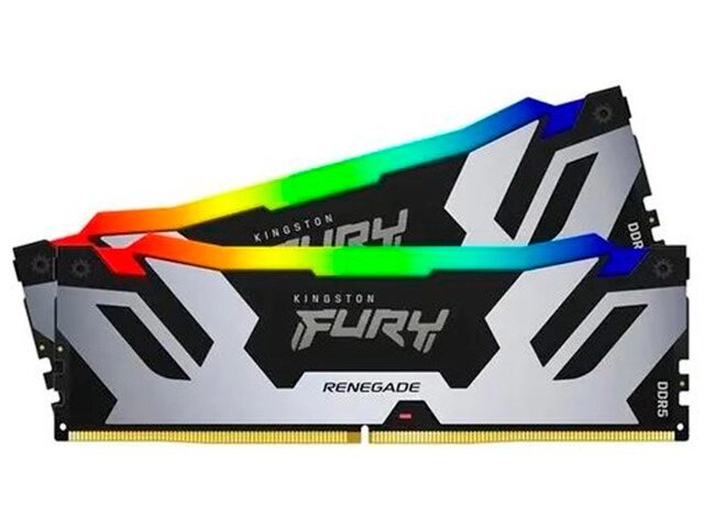 Модуль памяти Kingston Fury Renegade RGB XMP DDR5 DIMM 6000MHz PC-48000 CL32 - 64Gb (2x32Gb) KF560C32RSAK2-64 от компании Admi - фото 1