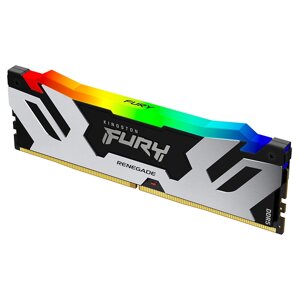 Модуль памяти kingston fury renegade silver RGB DDR5 DIMM 6800mhz PC-54400 CL36 - 16gb KF568C36RSA-16