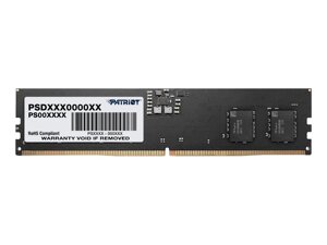 Модуль памяти Patriot Memory Signature Line DDR5 DIMM 5600Mhz PC5-44800 CL46 -16Gb PSD516G560081