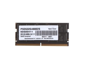 Модуль памяти patriot memory SO-DIMM 4800mhz DDR5-4800 CL40 - 32gb PSD532G48002S