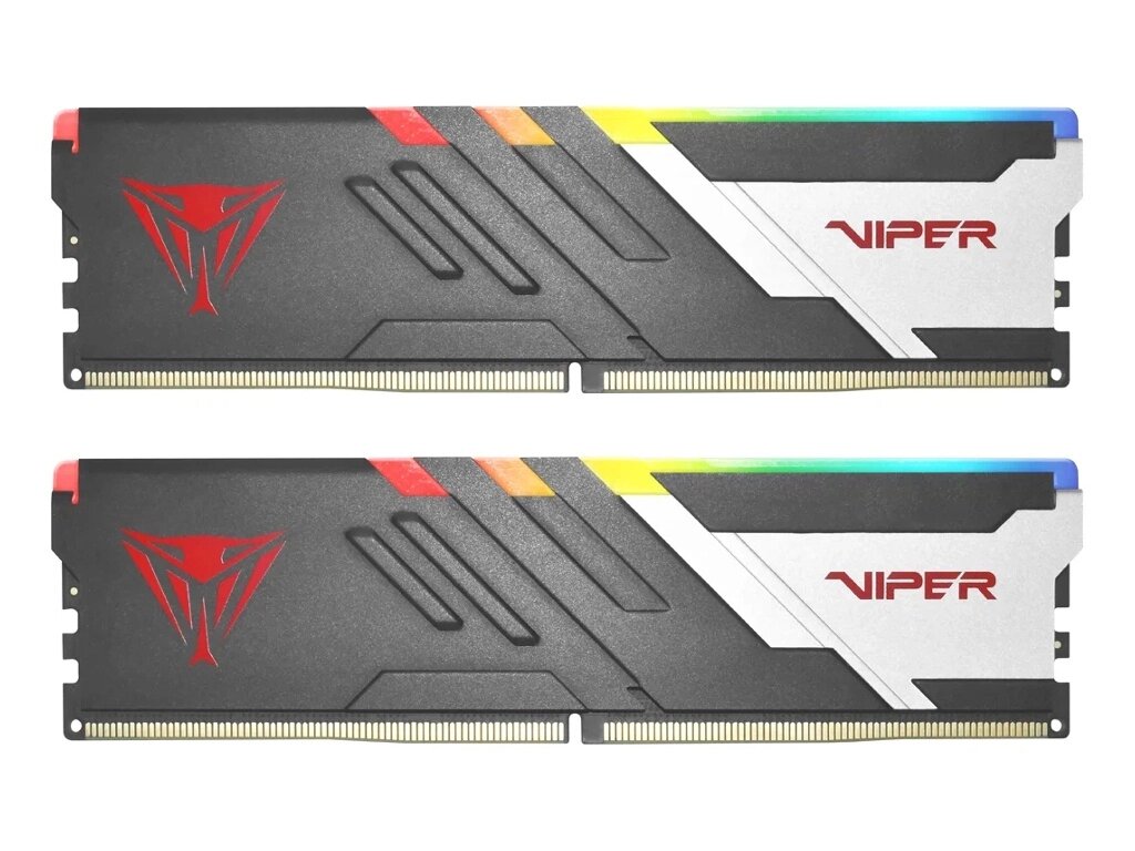 Модуль памяти Patriot Memory Viper Venom RGB DDR 5 DIMM 6800Mhz PC5-54400 CL34 32Gb Kit (2x16Gb) PVVR532G680C34K от компании Admi - фото 1