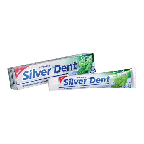 MODUM паста зубная silver DENT тройное действие 100