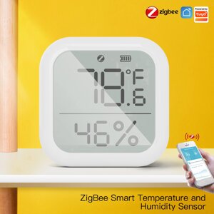 Moes Square Температура и влажность Датчик Внутренний гигрометр с LCD Дисплей Дистанционное Управление Шлюз-концентратор