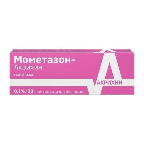 Мометазон-Акрихин крем для наружного применения 0,1% 30г от компании Admi - фото 1