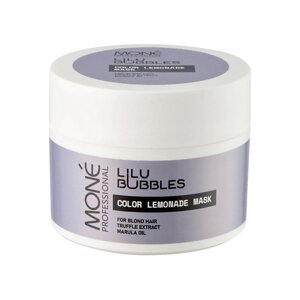 MONE PROFESSIONAL Маска для интенсивного ухода и питания осветленных волос Lilu Bubbles