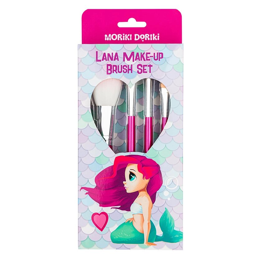 MORIKI DORIKI Набор из 4-х кистей для макияжа LANA Make-up Brush Set от компании Admi - фото 1