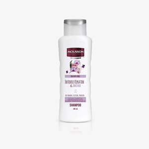 MOUSSON Бессульфатный шампунь для защиты цвета Intense Keratin and Orchid