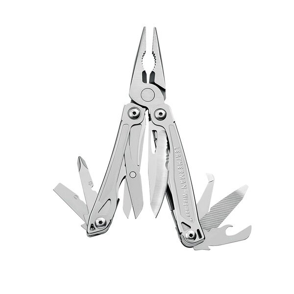 Мультитул Leatherman Wingman серебристый 14 функций с нейлоновым чехлом от компании Admi - фото 1