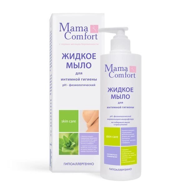 Мыло жидкое для женской интимной гигиены Mama Comfort/Мама комфорт 250мл от компании Admi - фото 1