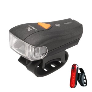 Набор фонарей для велосипеда XANES 600LM XPG + 2 светодиода головного света 5 режимов зарядки через USB с 4 режимами за