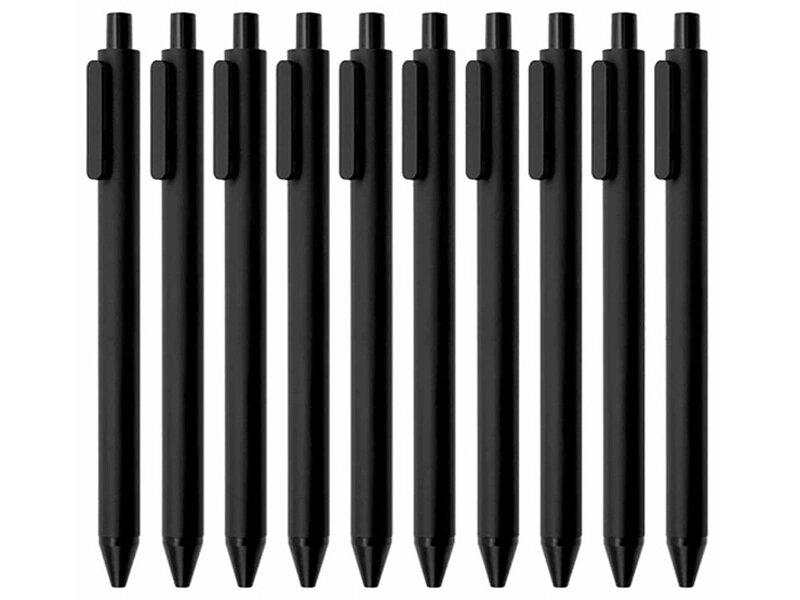 Набор гелевых ручек Xiaomi Kaco K1015 Pure Plastic Gel Ink Pen 10шт Black от компании Admi - фото 1