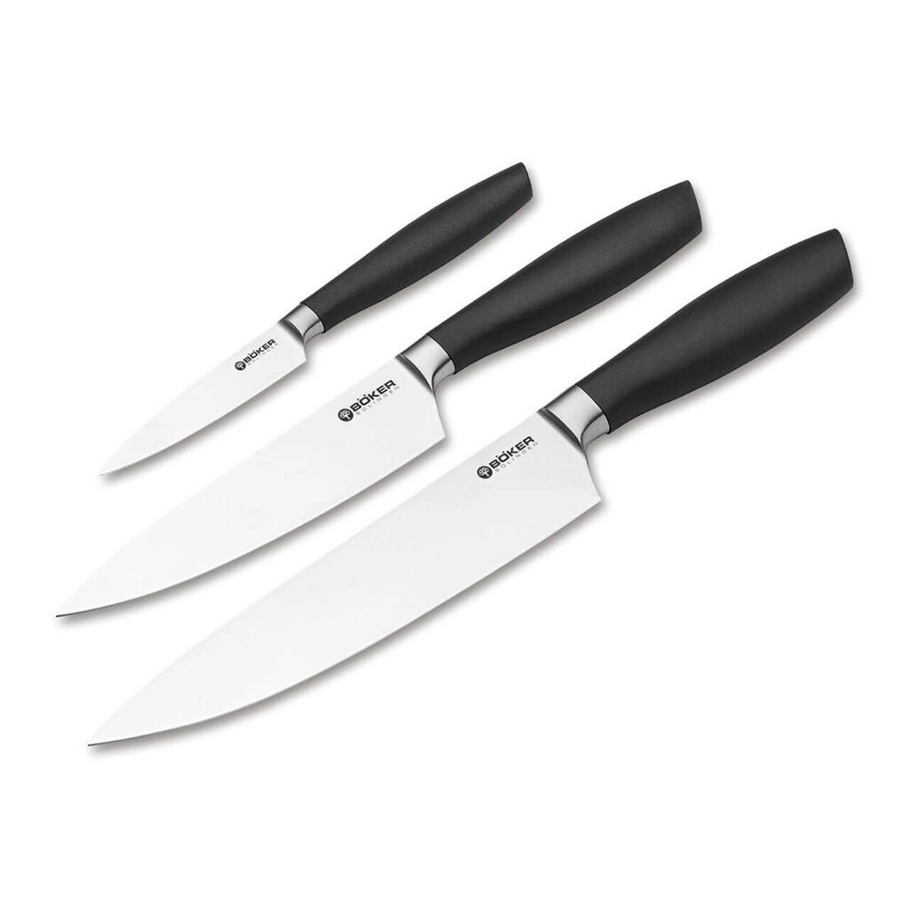 Набор кухонных ножей Boker Core Professional Set, сталь X50CrMoV15, рукоять synthetic от компании Admi - фото 1