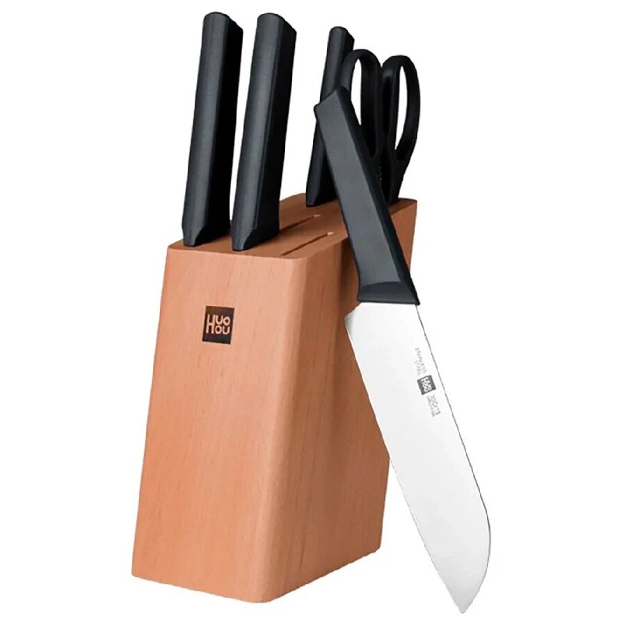 Набор кухонных ножей Xiaomi Huo Hou Fire Kitchen 6 шт. (HU0057) от компании Admi - фото 1