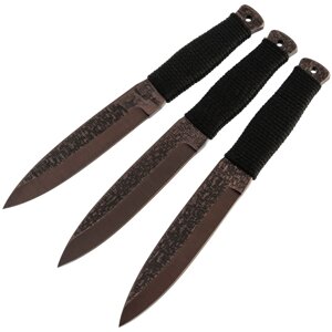 Набор Спортивных ножей "Горец-3", комплект 3 шт, сталь 65Г