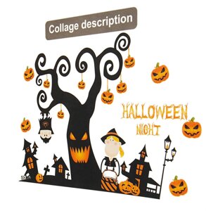 Наклейка на Хэллоуин-Фестиваль Дизайн