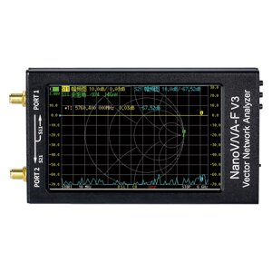 NanoVNA-F V3 4,3 дюйма LCD Векторный анализатор цепей 1M-6GHz, коротковолновый анализатор MF HF VHF UHF Talent Nanovna-F