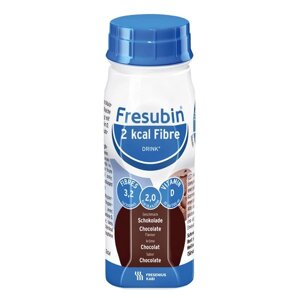 Напиток Фрезубин 2ккал с пищевыми волокнами со вкусом шоколада бут. 200мл 4шт