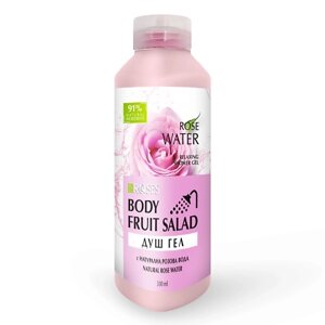Nature OF AGIVA увлажняющий гель для душа с розовой водой “FRUIT SALAD” 330