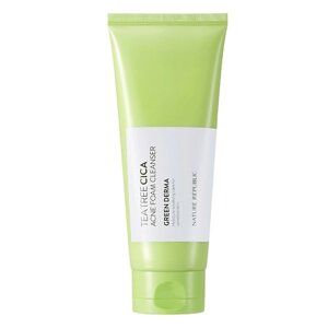 NATURE REPUBLIC Пенка для умывания с чайным деревом и центеллой азиатской Green Derma Tea Tree Cica Foam Cleanser