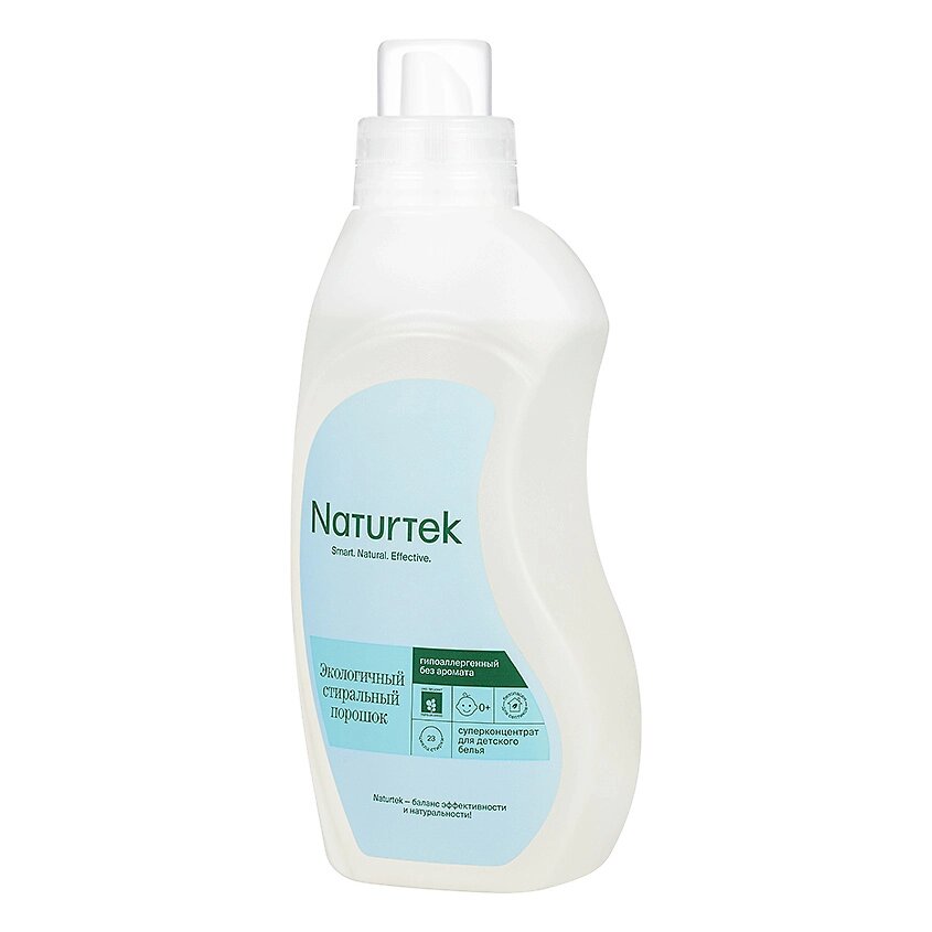 NATURTEK Экологичный гипоаллергенный порошок для стирки детского белья (концентрат) без аромата 800.0 от компании Admi - фото 1