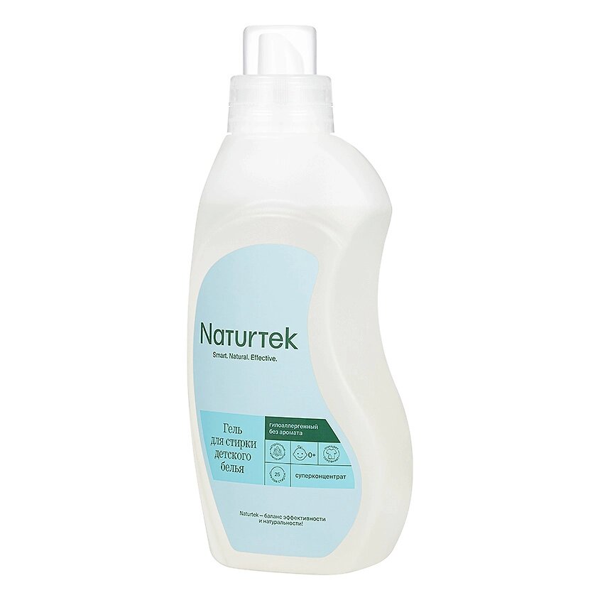 NATURTEK Гель концентрированный гипоаллергенный для стирки детского белья без аромата 750.0 от компании Admi - фото 1