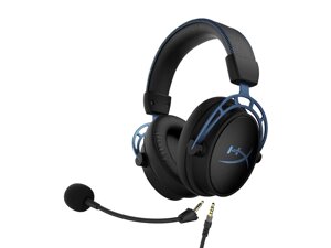 Наушники HyperX Cloud Alpha S Black-Light Blue