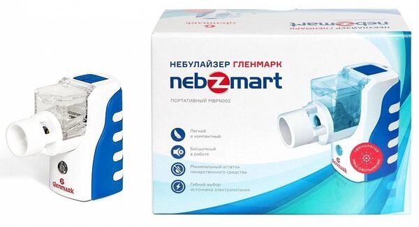 Небулайзер портативный Гленмарк MBPN002 Nebzmart/Небзмарт от компании Admi - фото 1