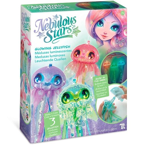 NEBULOUS STARS Подарочный набор для творчества Сверкающие медузы Coralia от компании Admi - фото 1