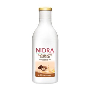 NIDRA Пена-молочко для ванны с аргановым маслом питательная 750.0